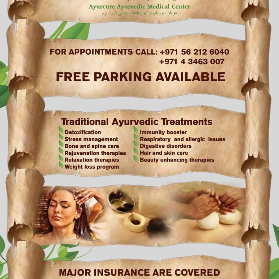 Ayurcure Ayurveda information graphic 16